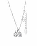 Collar inspirado 1.1 inspirado oso plata .925 con baño de oro y zirconia