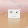 Aretes corazón chico