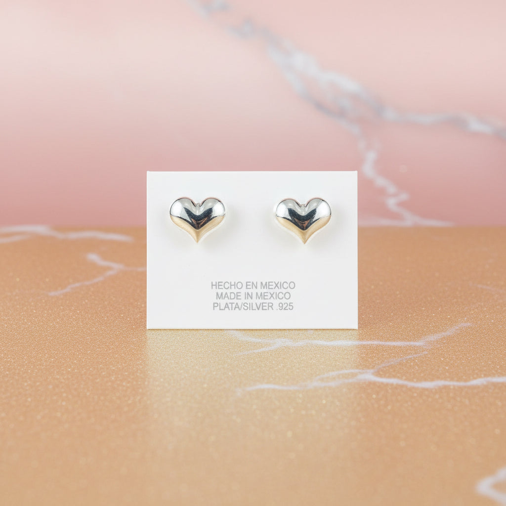 Aretes corazón chico